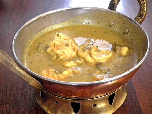 Malabar prawn curry