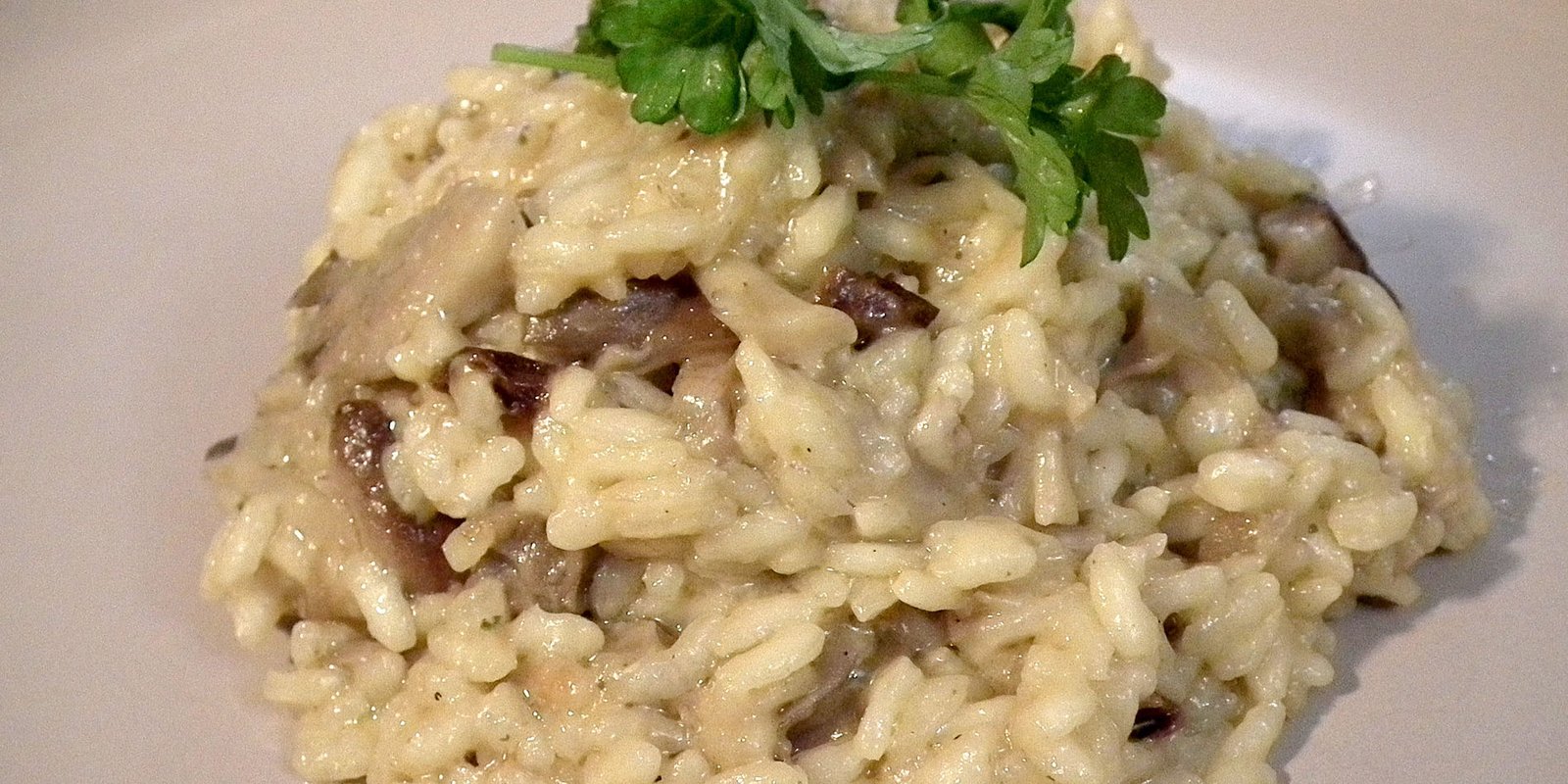 Mushroom risotto