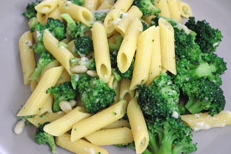 Pasta with Broccoli and Pine Nuts