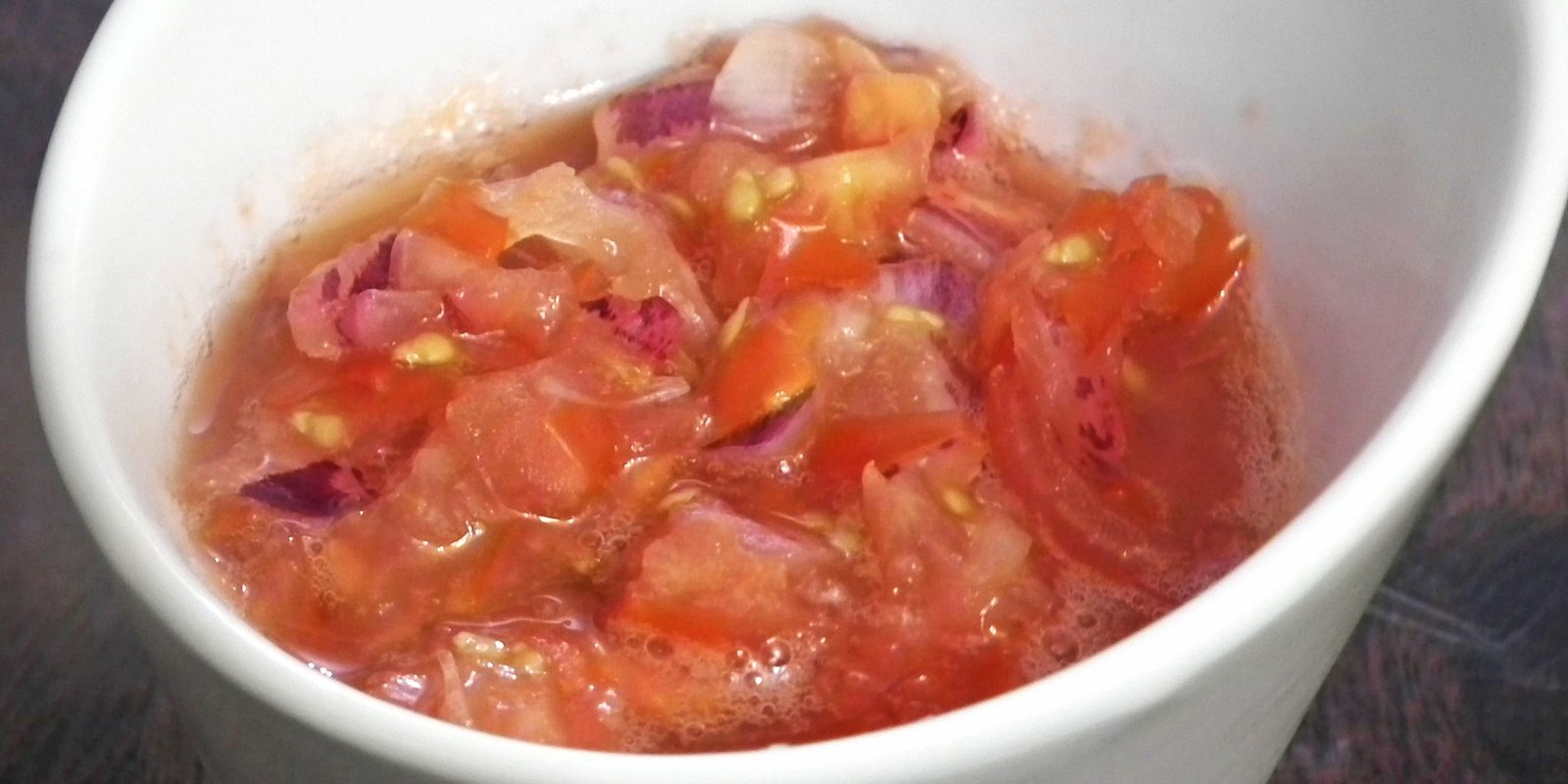 Salsa dip side dish