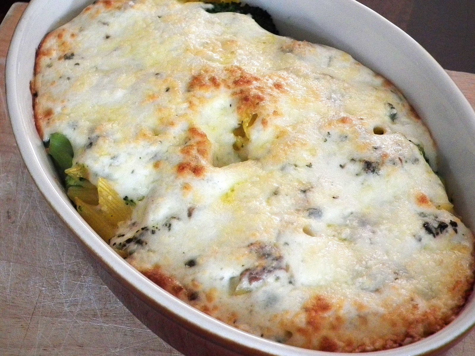 Salmon and Broccoli Pasta Bake